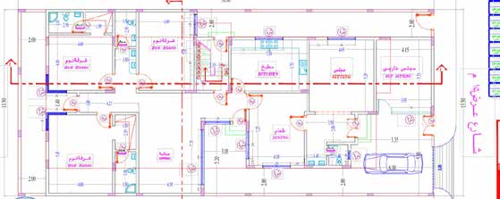 مخطط الدور الأرضي